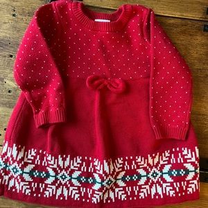 Hanna Anderson holiday dress. Only worn for pictures. Size 6-12 month.